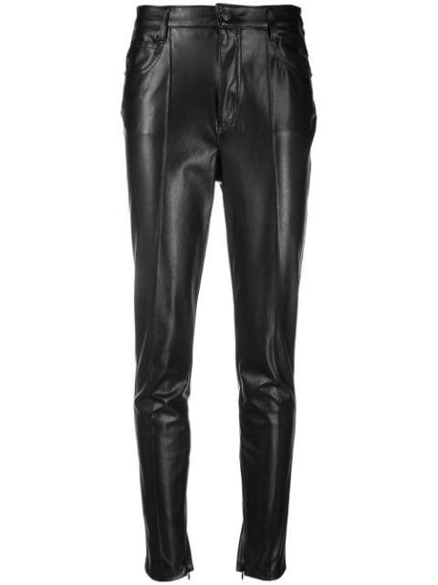 faux-leather skinny trousers by ERMANNO SCERVINO
