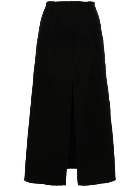 felted A-line midi skirt by ERMANNO SCERVINO