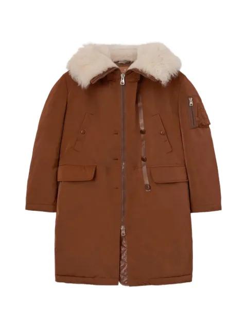 flap-pockets coat by ERMANNO SCERVINO
