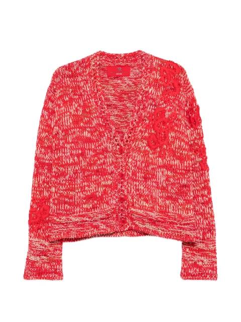floral appliqué cardigan by ERMANNO SCERVINO
