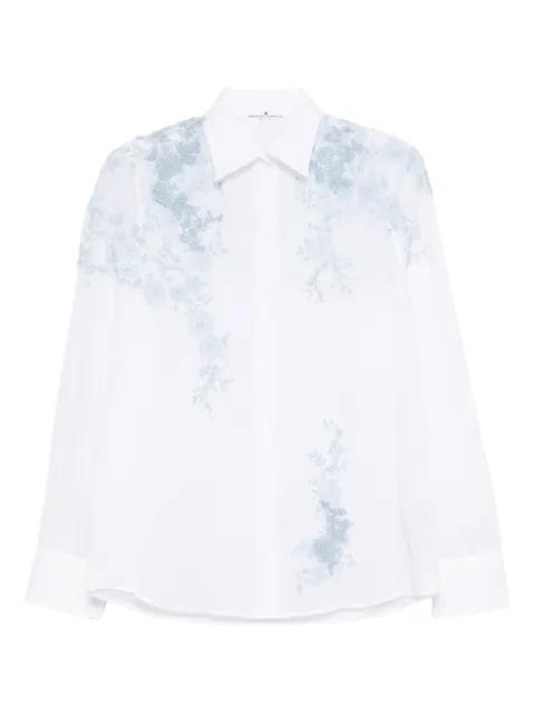 floral-embroidered shirt by ERMANNO SCERVINO