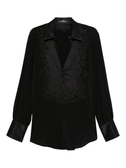 floral-embroidered shirt by ERMANNO SCERVINO