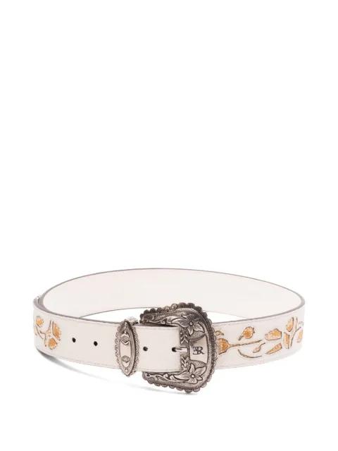 floral-engraved belt by ERMANNO SCERVINO
