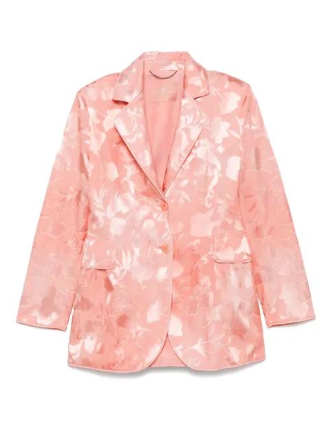 floral-jacquard blazer by ERMANNO SCERVINO