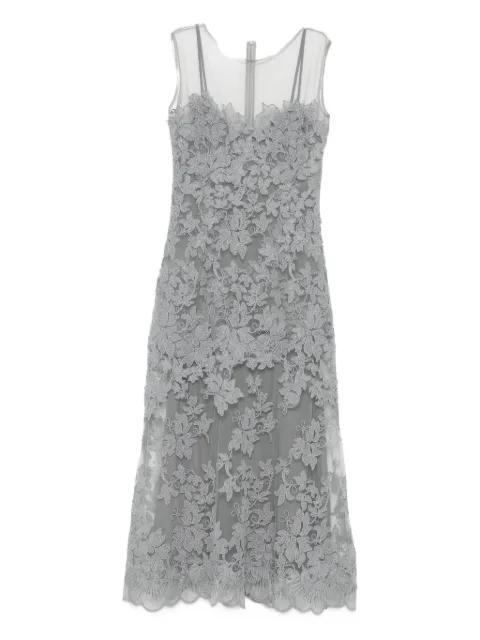 floral-lace dress by ERMANNO SCERVINO