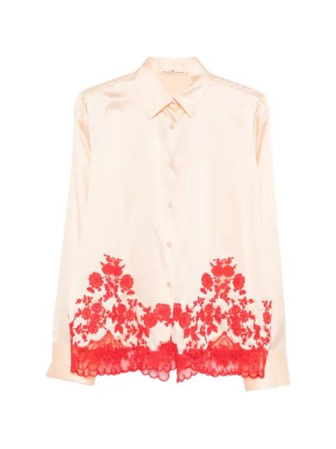 floral-lace shirt by ERMANNO SCERVINO