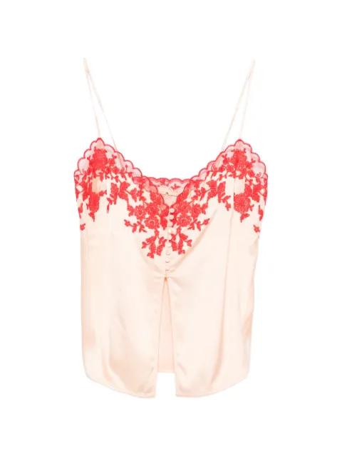 floral-lace top by ERMANNO SCERVINO