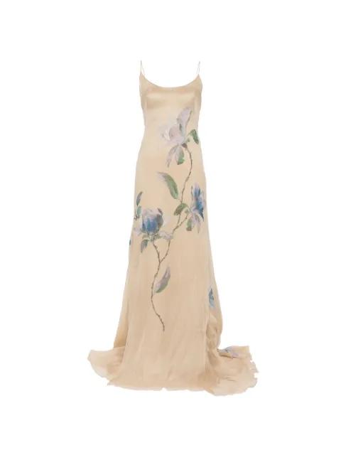 floral-print maxi dress by ERMANNO SCERVINO