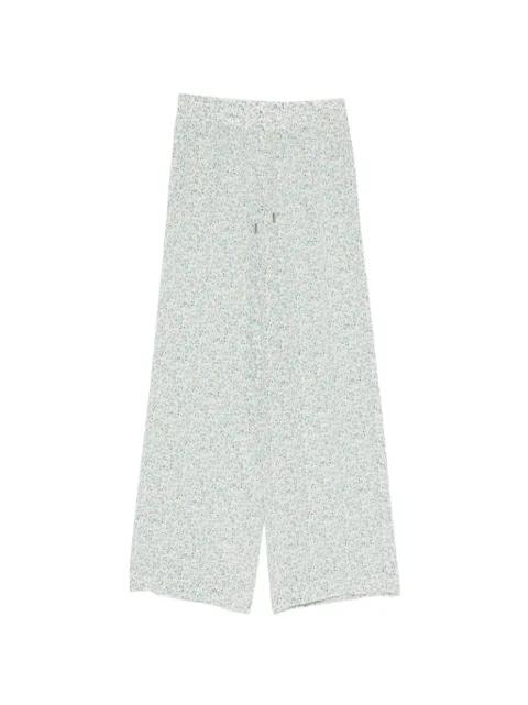 floral-print trousers by ERMANNO SCERVINO
