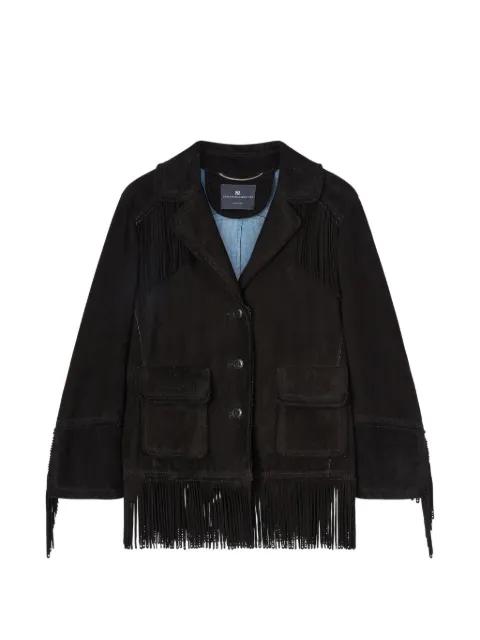 fringe patch-pocket jacket by ERMANNO SCERVINO