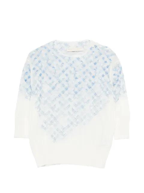 geometric T-shirt by ERMANNO SCERVINO