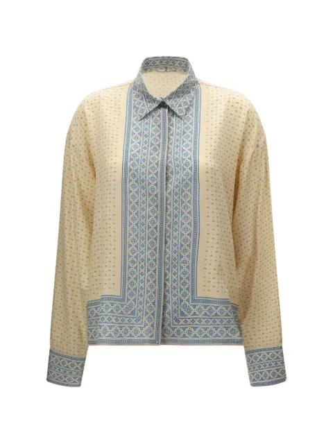 geometric-print buttoned shirt by ERMANNO SCERVINO