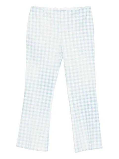 gingham trousers by ERMANNO SCERVINO