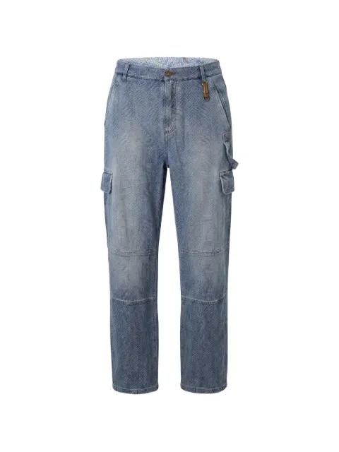 jacquard-pattern cargo jeans by ERMANNO SCERVINO
