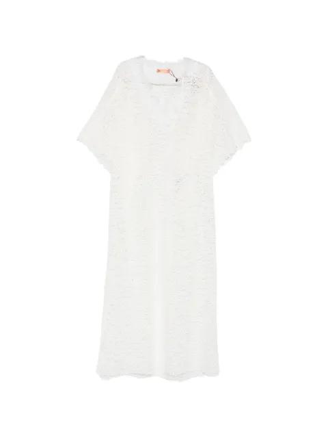 lace V-neck dress by ERMANNO SCERVINO