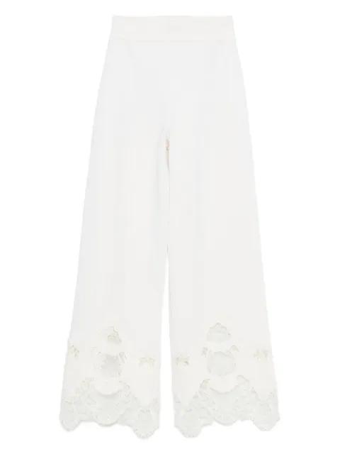 lace-detail pants by ERMANNO SCERVINO