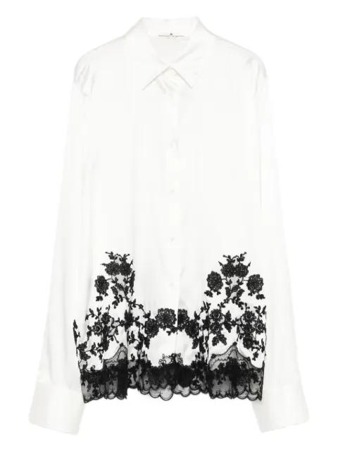 lace embroidered shirt by ERMANNO SCERVINO