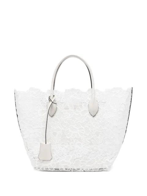 lace handle tote bag by ERMANNO SCERVINO