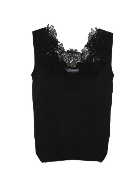 lace knitted tank top by ERMANNO SCERVINO