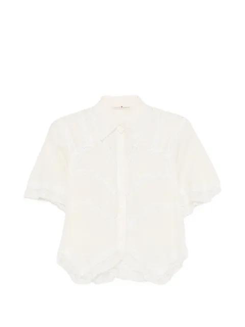 lace-panel shirt by ERMANNO SCERVINO