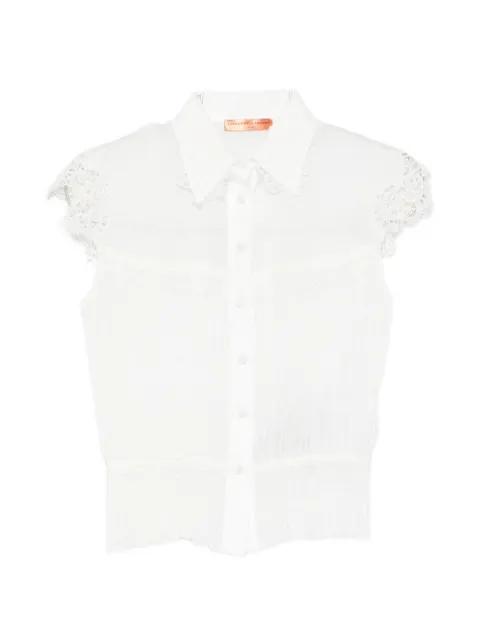 lace-trim blouse by ERMANNO SCERVINO