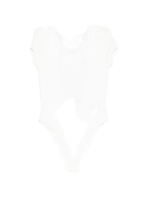 lace-trim bodysuit by ERMANNO SCERVINO