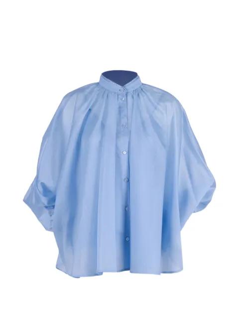 lace-trim button-up blouse by ERMANNO SCERVINO