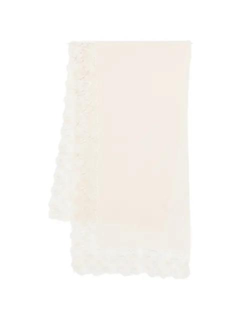 lace trim scarf by ERMANNO SCERVINO
