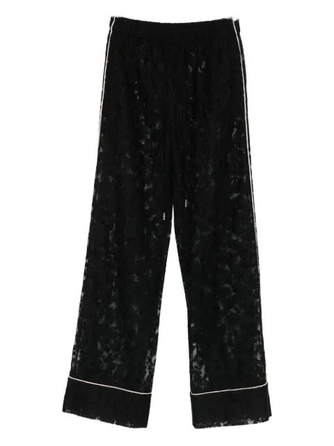 lace-trimmed trousers by ERMANNO SCERVINO