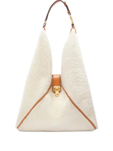 large Dudu shearling shoulder bag by ERMANNO SCERVINO