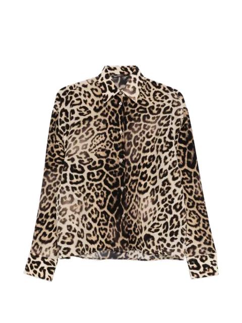 leopard-print shirt by ERMANNO SCERVINO