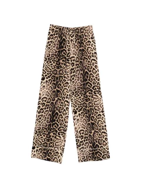 leopard-print trousers by ERMANNO SCERVINO