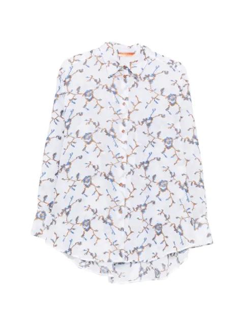 long-sleeve embroidered shirt by ERMANNO SCERVINO