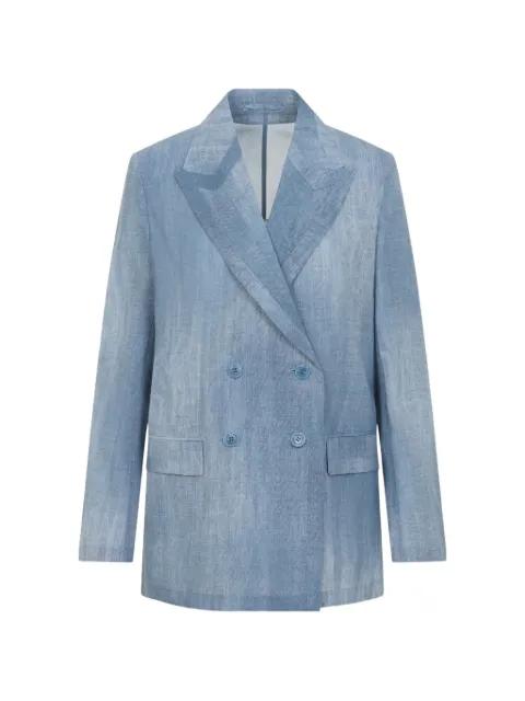 long-sleeves double-breasted jacket by ERMANNO SCERVINO