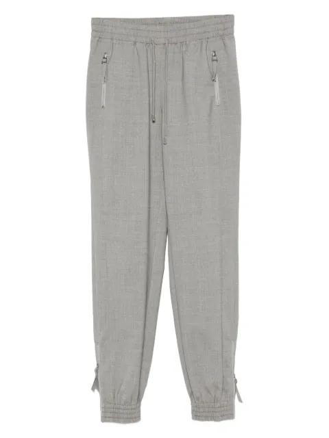 mélange-effect trousers by ERMANNO SCERVINO