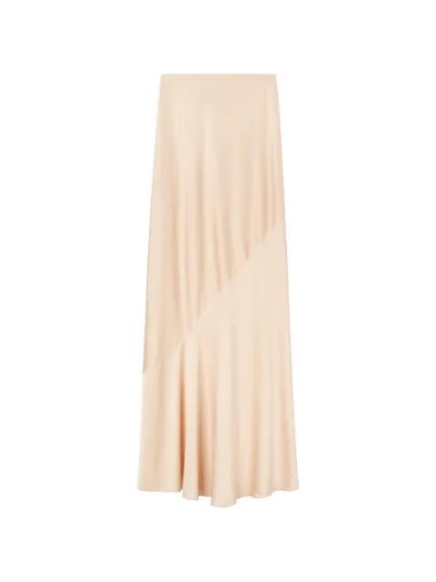 matte satin long maxi skirt by ERMANNO SCERVINO