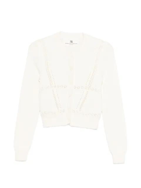 open-stitch layered cardigan by ERMANNO SCERVINO