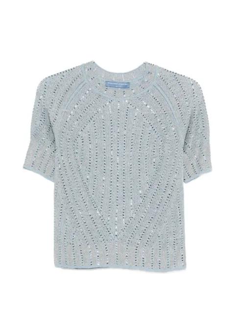 openwork T-shirt by ERMANNO SCERVINO