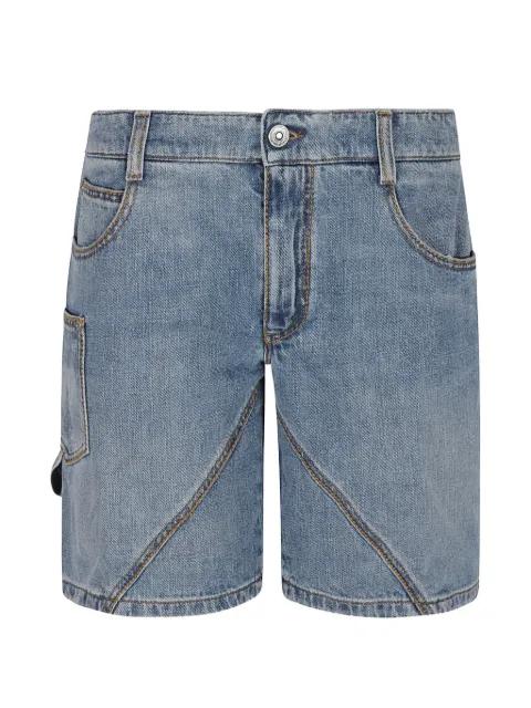 panelled denim shorts by ERMANNO SCERVINO