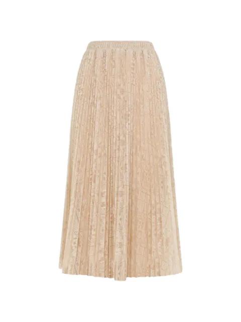 pleated lace skirt by ERMANNO SCERVINO