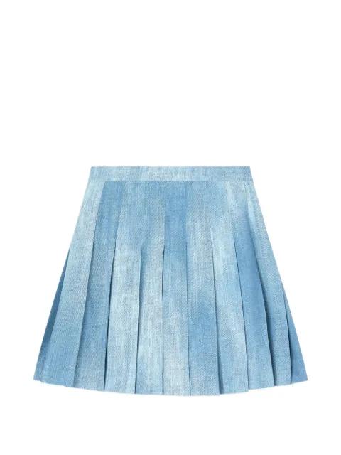 pleated marocain mini skirt by ERMANNO SCERVINO
