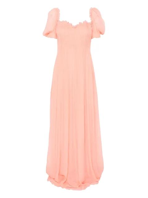 pleated maxi dress by ERMANNO SCERVINO
