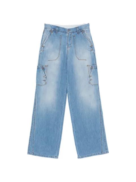 pocket denim trousers by ERMANNO SCERVINO