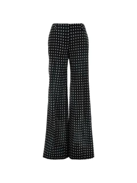 polka-dot palazzo pants by ERMANNO SCERVINO