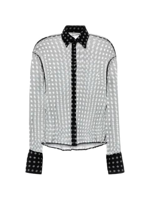 polka-dot silk shirt by ERMANNO SCERVINO