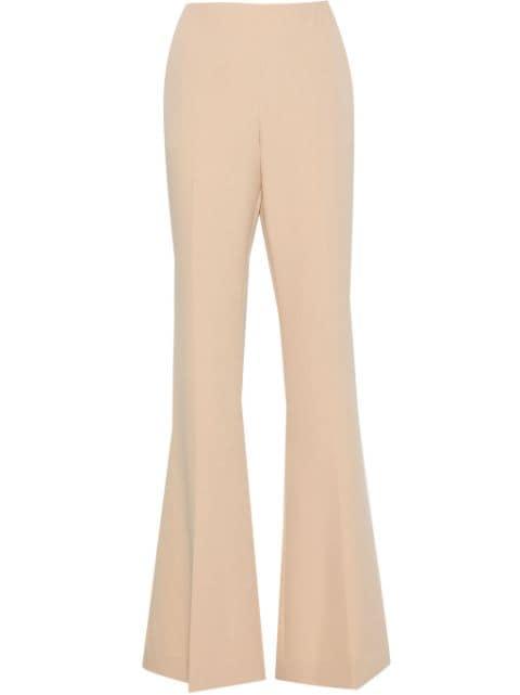 pressed-crease flared trousers by ERMANNO SCERVINO
