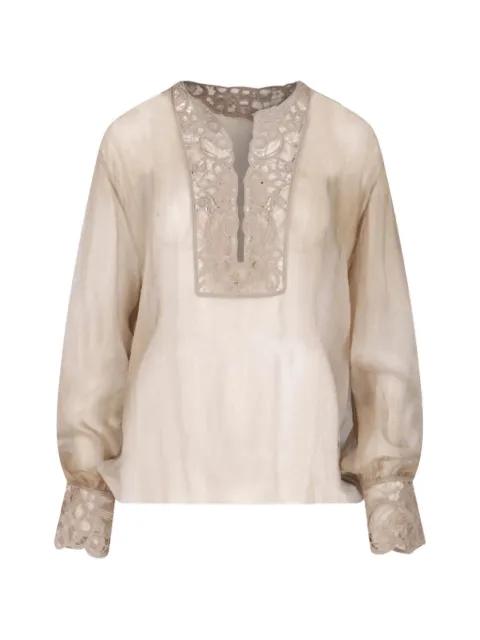 relaxed-fit blouse by ERMANNO SCERVINO