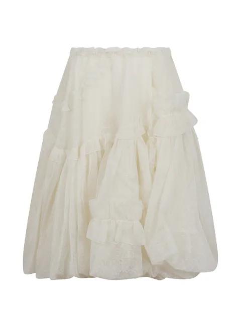 ruffled tiered skirt by ERMANNO SCERVINO