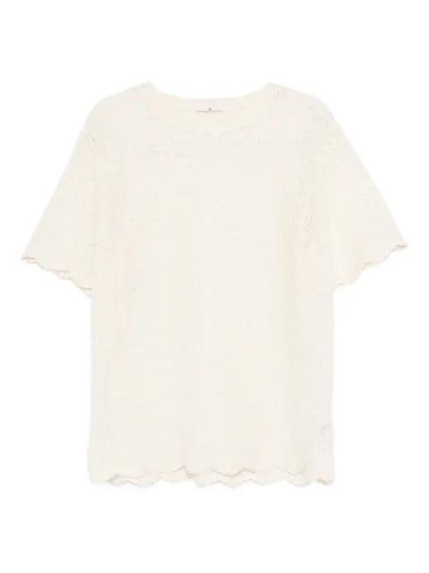 scalloped lace top by ERMANNO SCERVINO