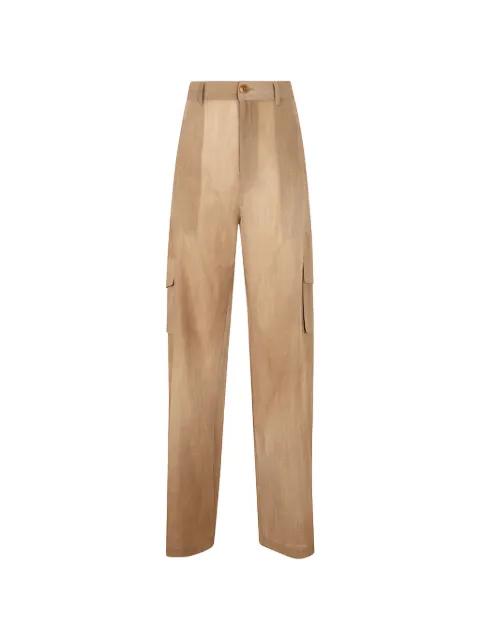 sheer-panel cargo pants by ERMANNO SCERVINO